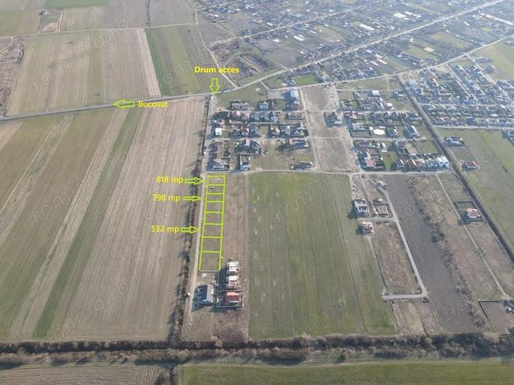 3 parcele 532mp 798mp 818mp Mosnita Noua - 3