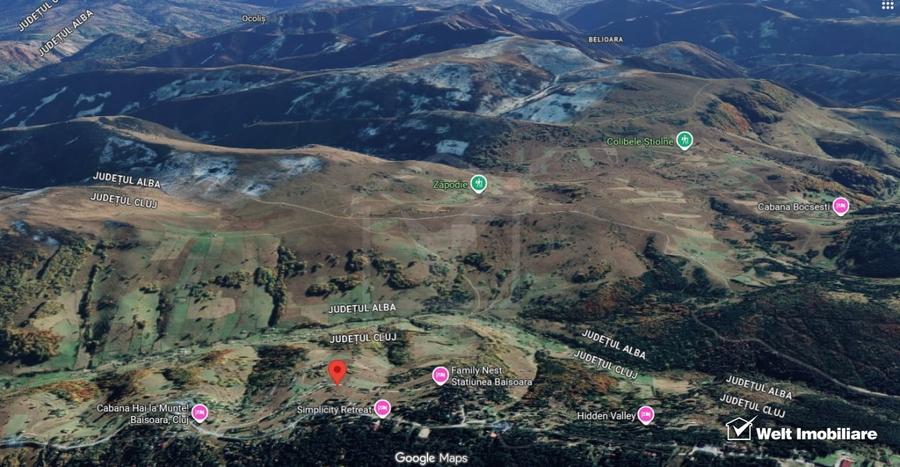 Teren de vanzare – Muntele Baisorii, 1000 mp, vedere spre rezervatia Belioara - 5