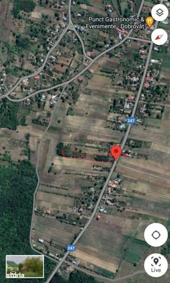 Teren de 5370 mp, în Dobrovăț