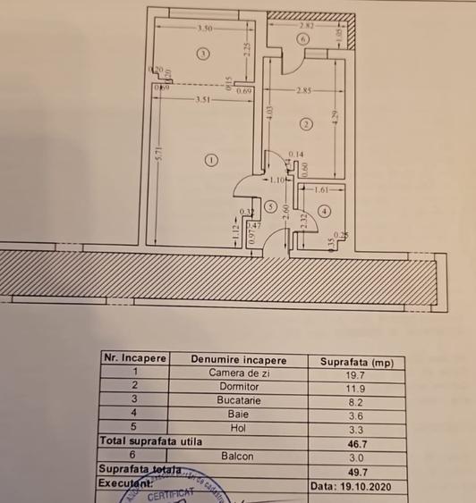 Apartament cu 2 camere semidecomandat, mobilat în Timișoara