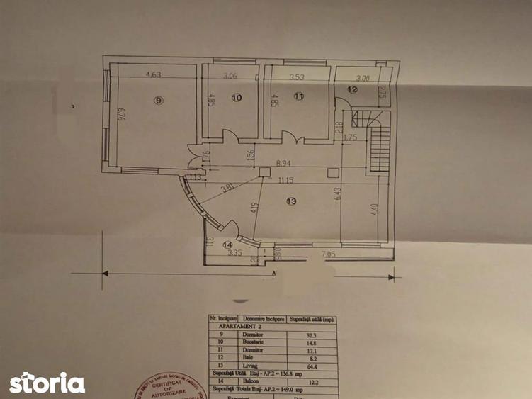 Apartament cu 5 camere decomandat în Buzaului