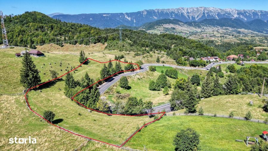 Teren de 8700 mp, în Fundata