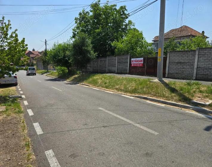 Vand teren intravilan in centrul Orasului Buzias strada Republicii cu toate utilitatile - 8