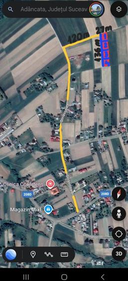 Vand teren 3580 mp in com Adancata jud Suceava - 3