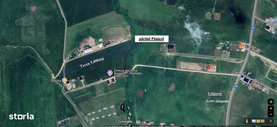 Teren cu panorama superba ?i parau, in Ra?nov, zona Panicel - Glajerie - 5