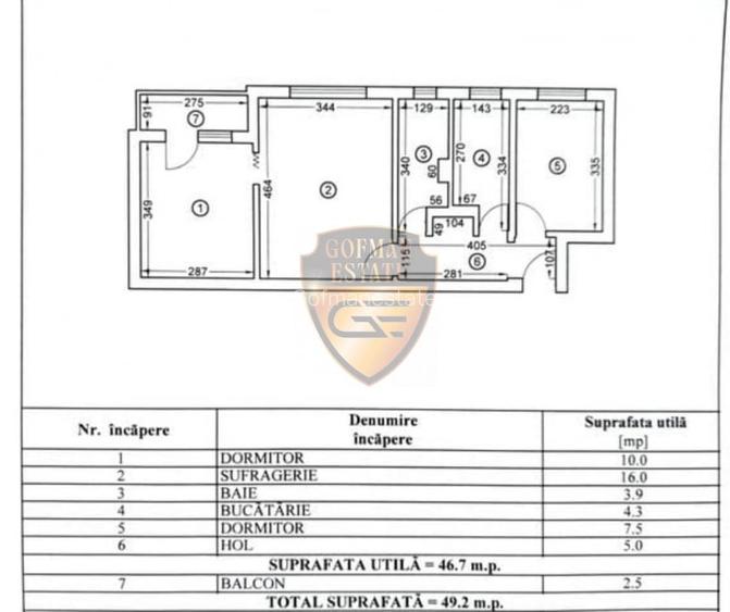 Apt 3 cam, str. Tulcei, Tomis Nord, 49.2mp, balcon, gaze, 2/4, necesita renovare Apt 3 cam, str. Tulcei, Tomis Nord, 49.2mp, balcon, gaze, 2/4, necesita renovare