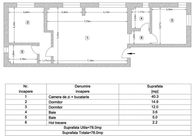 Apartament premium, 3 camere, 78mp - CENTRU Pitesti, COMISION 0% - 2