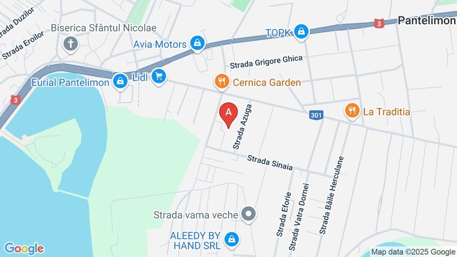 Teren dubla deschidere 875 mp -Sos.Cernica/Pantelimon - utilitati full - 1