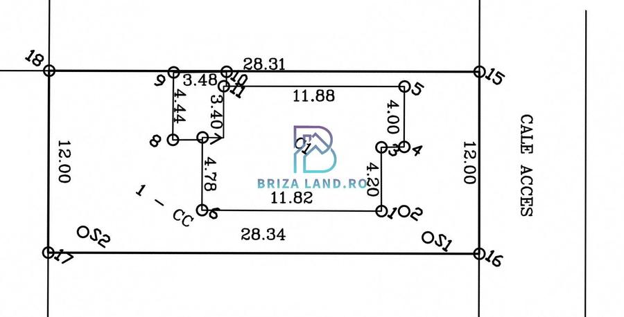 Gulia, casa Parter, suprafata 107mp, 4 camere, doua bai, teren 340mp - 20
