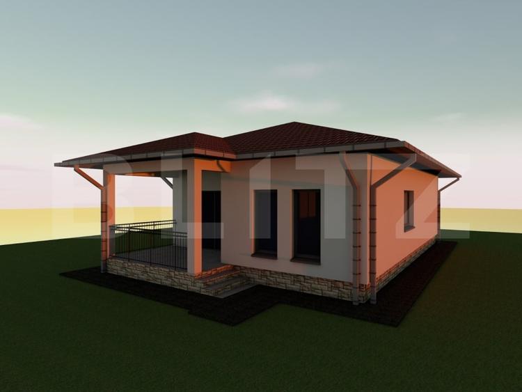 Casa plan parter 3 camere, 550 mp teren, Ciurbesti - 3