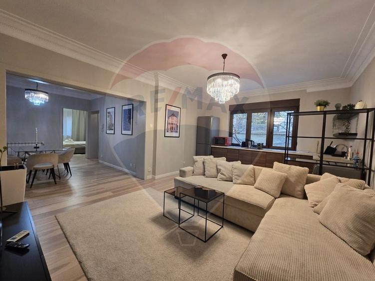 DE INCHIRIAT Apartament 5 camere,-parter, în vila  Kiseleff - 1