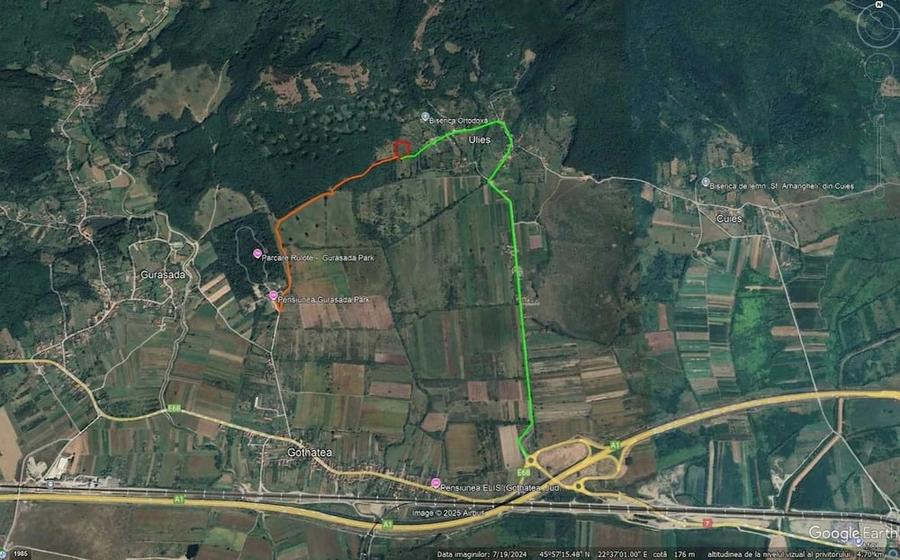 Teren de 7547 mp, în Ulieș