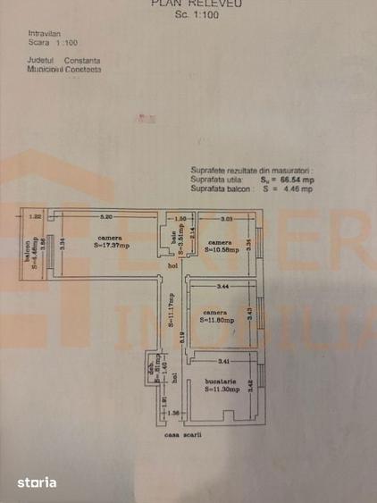 Apartament 3 camere de vanzare in Centru - 13