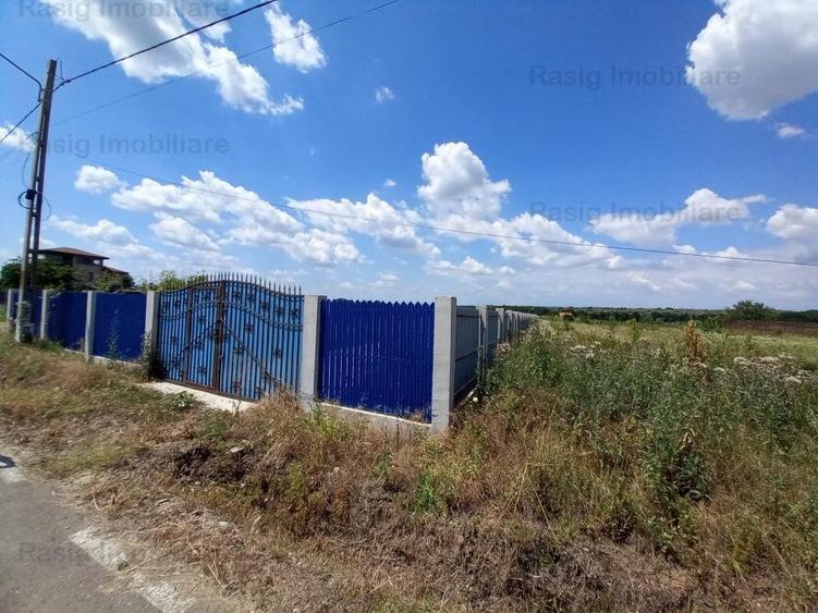 Teren intravilan 1187 mp , strada asfaltata , utilitati - 2