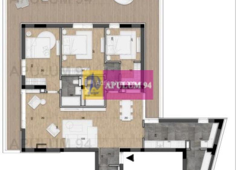 Apartament 4 camere + Terasa 94mp / Licurg 2 / Cartierul Armenesc Apartament 4 camere + Terasa 94mp / Licurg 2 / Cartierul Armenesc
