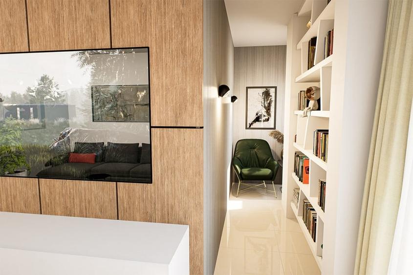 Apartament 1 camera - spatios intr-un complex rezidential nou din Podu Ros - 7