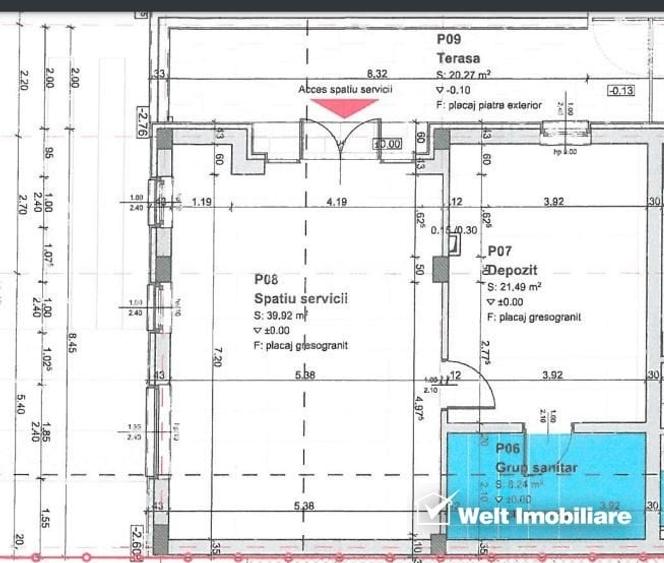 Spatiu comercial in imobil nou, cartierul Gruia