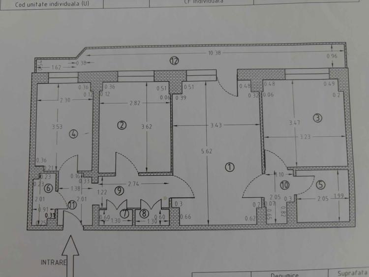 Inchiriez apartament 3 camere - 75mp - pozitie excelenta - sediu firma - 1