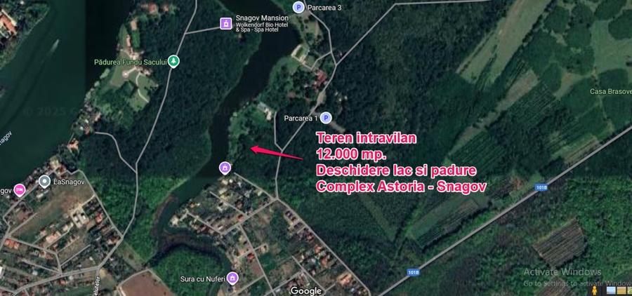 De vanzare teren superb cu deschidere la lacul si padurea Snagov - 2
