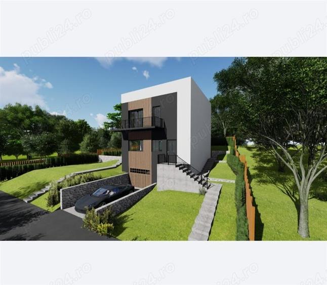 C.A.Rosetti  teren 451mp cu Autorizatie De Constructie pentru vila D+P+E 210mp - 5
