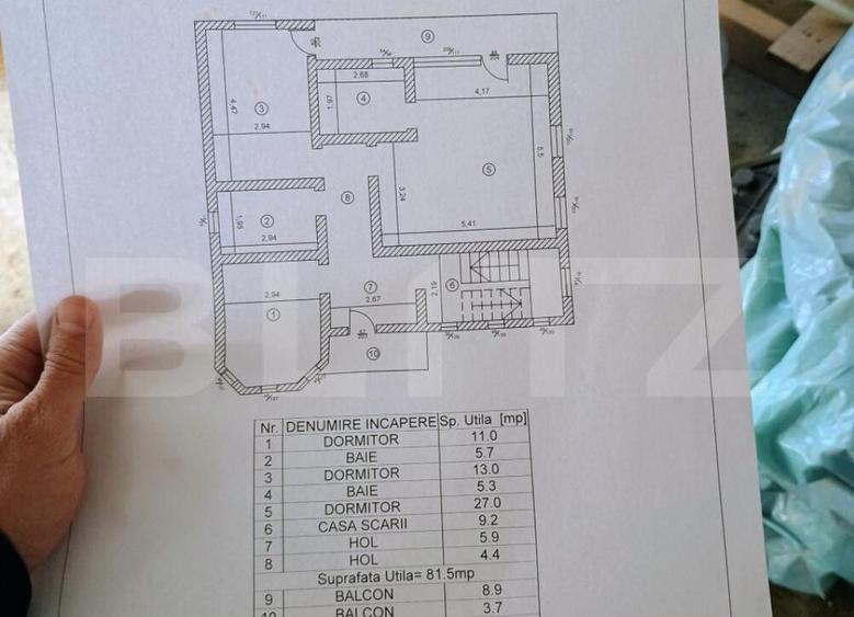 Casa semifinisata 5 camere+mansarda, 163 mp, Ploiestiori - 18