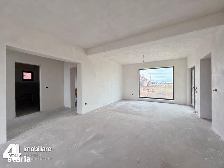 Casa noua din 2025 semifinisata, Curtici cartier nou, teren 500 mp - 20