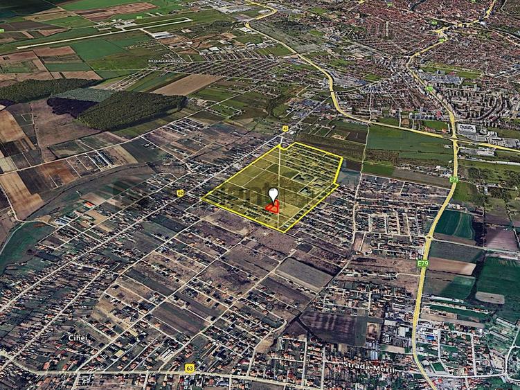 Teren Construcții intravilan de 1668 mp, în Nufărul