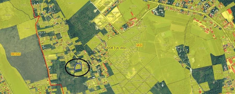 Teren intravilan de 4000 mp, în Copou