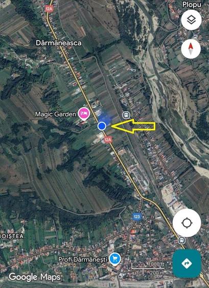 Teren Construcții intravilan de 1462 mp, în Central