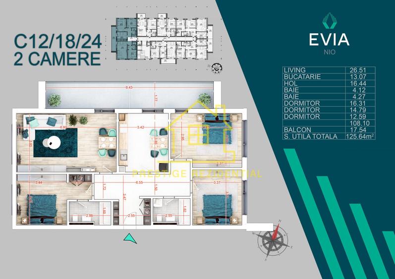 4Cam/ 126mp/ Premium/ Balcon/ Titan-Pallady/ P+3 - 2