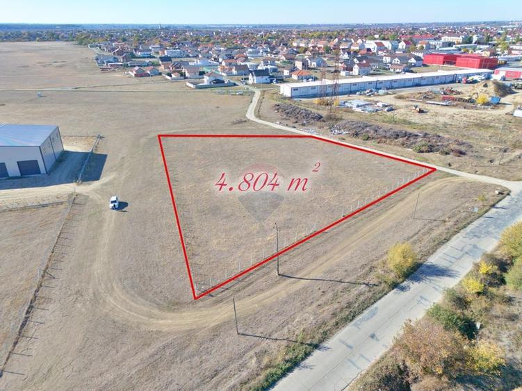 Teren 4,804mp com. Vladimirescu jud. Arad - 1