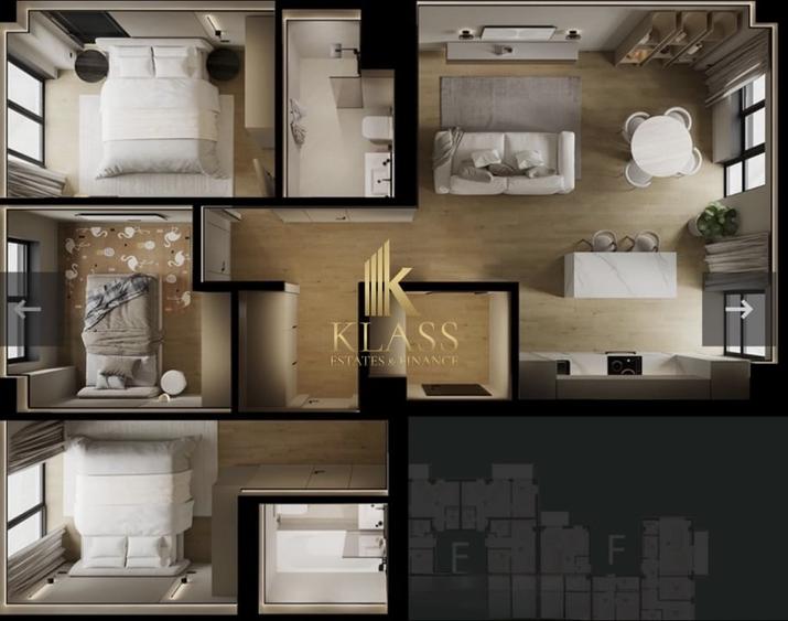 Apartament 4 camere în Pipera | Disponibile penthouse, ap cu 2,3 camere - 3