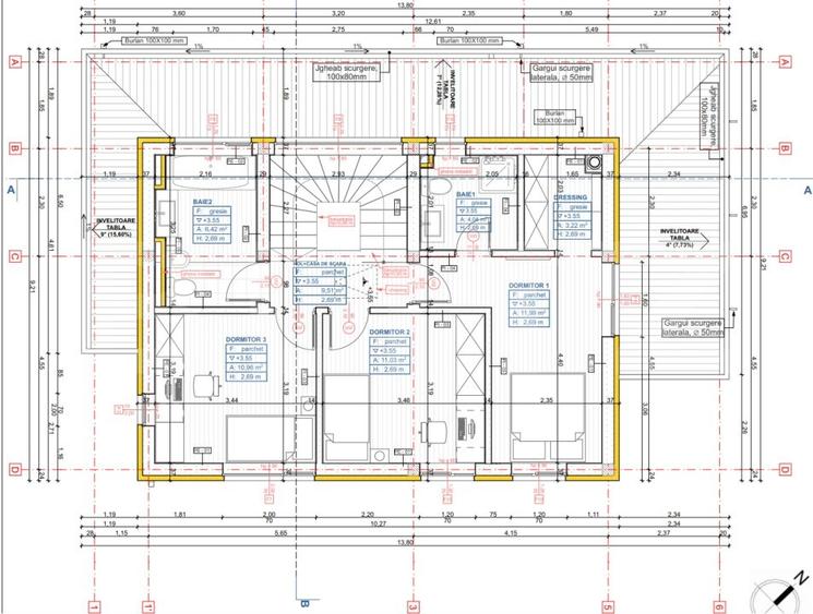 Casa 125 mp teren 500 mp zona profi design deosebit - 8