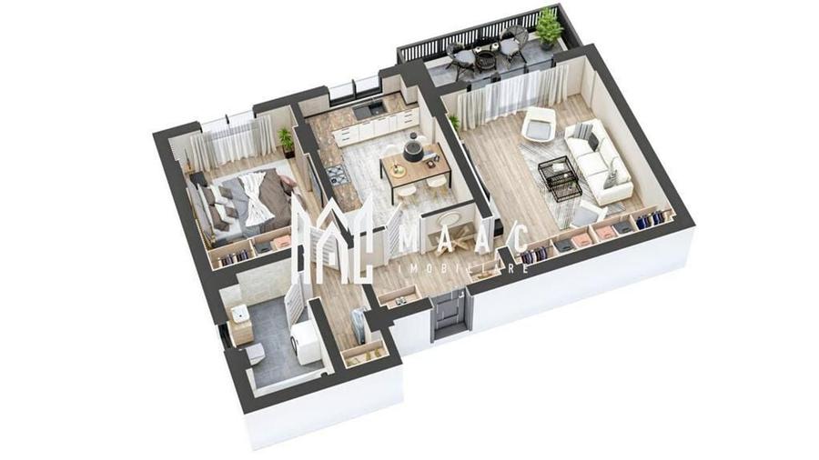 Apartament 2 camere I Nou I Decomandat I Balcon I Hipodrom - 3