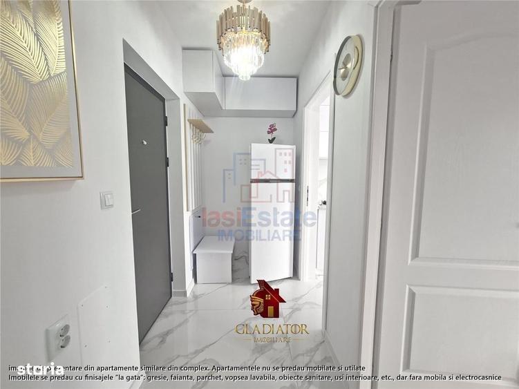 Capat CUG Apartament 1 camera bloc nou la superpret Lunca Cetatuii - 8