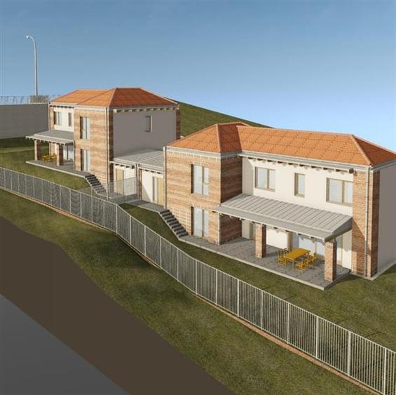 Vanzare teren cu autorizatie casa alipita tip duplex Feleacu zona Valea Capriori - 1