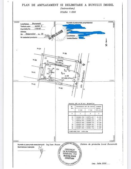 De vanzare teren + casa demolabila, zona Salaj sector 5 - 3