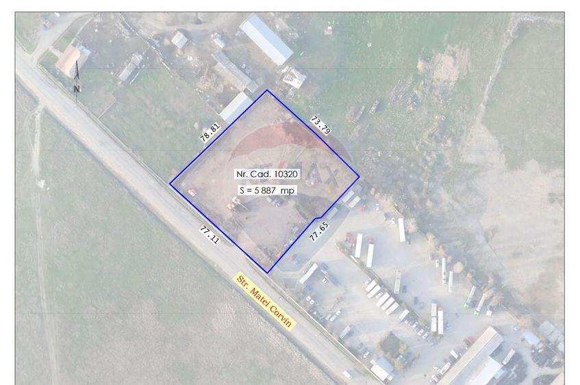 Teren de inchiriat 5887 mp, Str. Matei Corvin, Oradea - 3