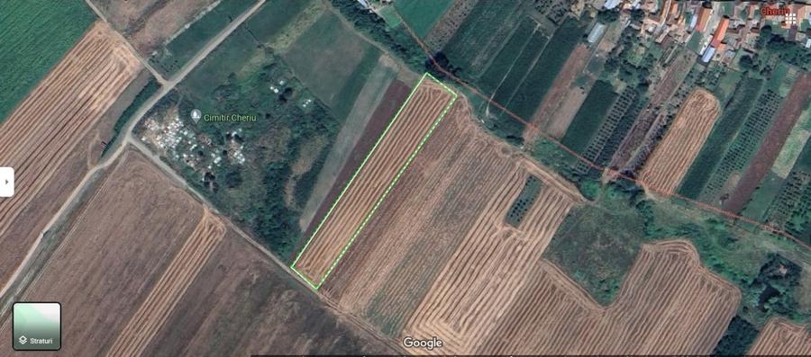 Teren extravilan de vanzare in Cheriu, 3000 mp parcelabil, Bihor - 1