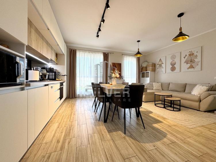 Apartament cu 3 camere semidecomandat, mobilat în Florești