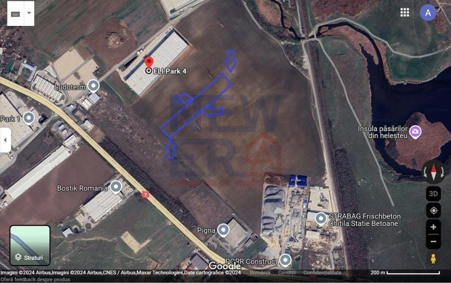 De vanzare Teren industrial 13.999 mp zona Eli Park 4Buftea - 2