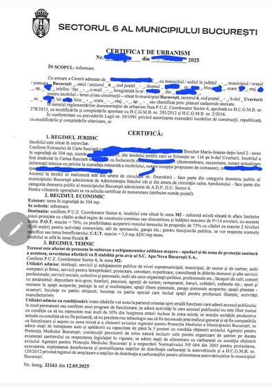 Teren intravilan 304 mp, Bulevardul Uverturii - 5