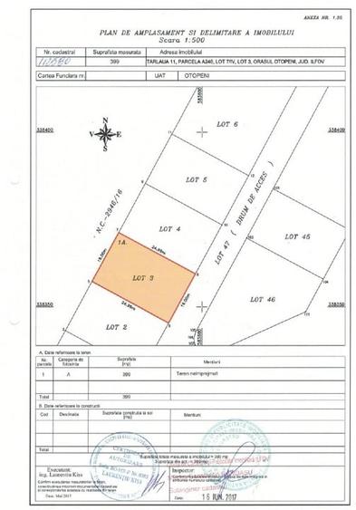 Teren 400mp in Otopeni, str Matei Basarab - 1