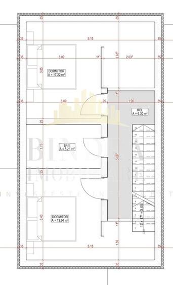 Duplex P+1 106mp utili despartit prin camera tehnica Giarmata - 3