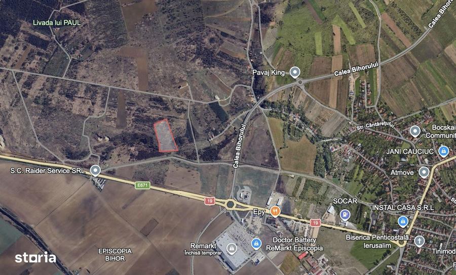 Teren 10262 mp extravilan Episcopia Oradea - 1