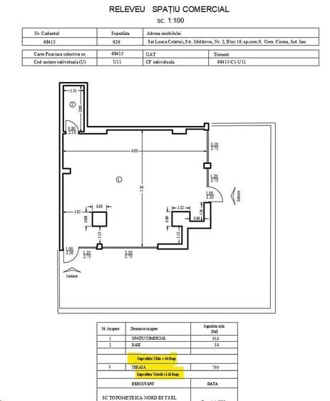 Spatiu comercial vitrina colt + terasa mare, cartier Visoianu - 8