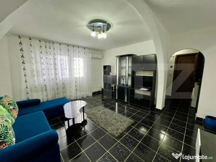 Apartament semidecomandat cu 2 camere, 52mp, centrala, zona - 2