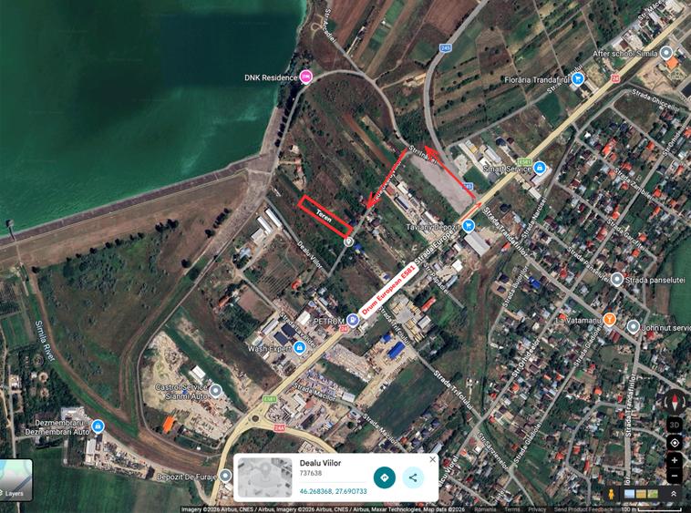 Vand teren la 5 cu masina de Bârlad Value Center - Ideal pentru casă sau afacere - 1