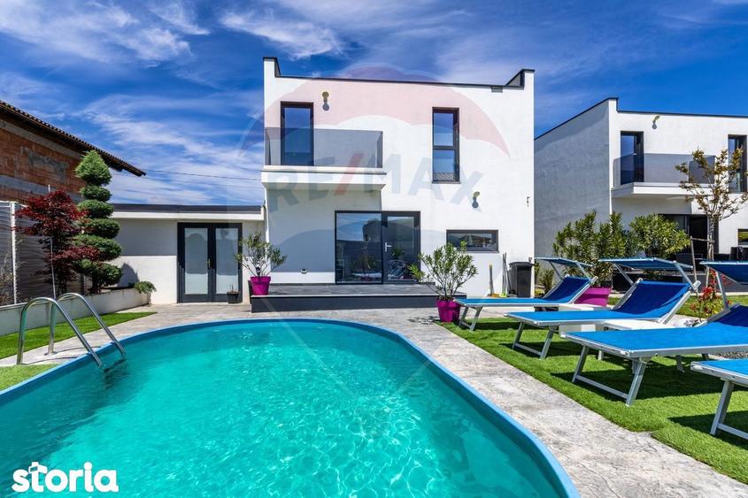 Vila de lux cu piscina de inchiriat - 13
