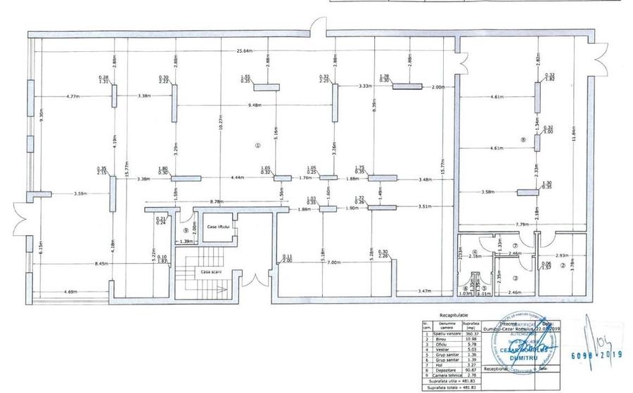 Aparatorii Patriei sp 481 mp plus 6 locuri de parcare inchiriat - 2